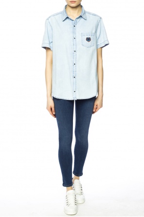 Denim shirt with logo, zdjęcie 2 Denim shirt with logo od Kenzo
